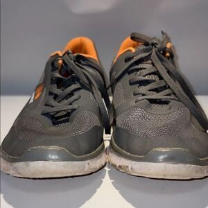 RBX Charcoal and Tangerine Sneakers